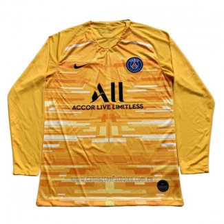 Camiseta del Paris Saint-Germain Portero Manga Larga 2019-2020 Amarillo