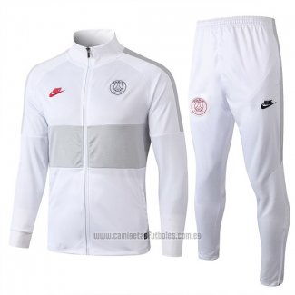 Chandal de Chaqueta del Paris Saint-Germain 2019-2020 Blanco