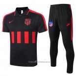 Conjunto Polo Atletico Madrid 2020-2021 Negro